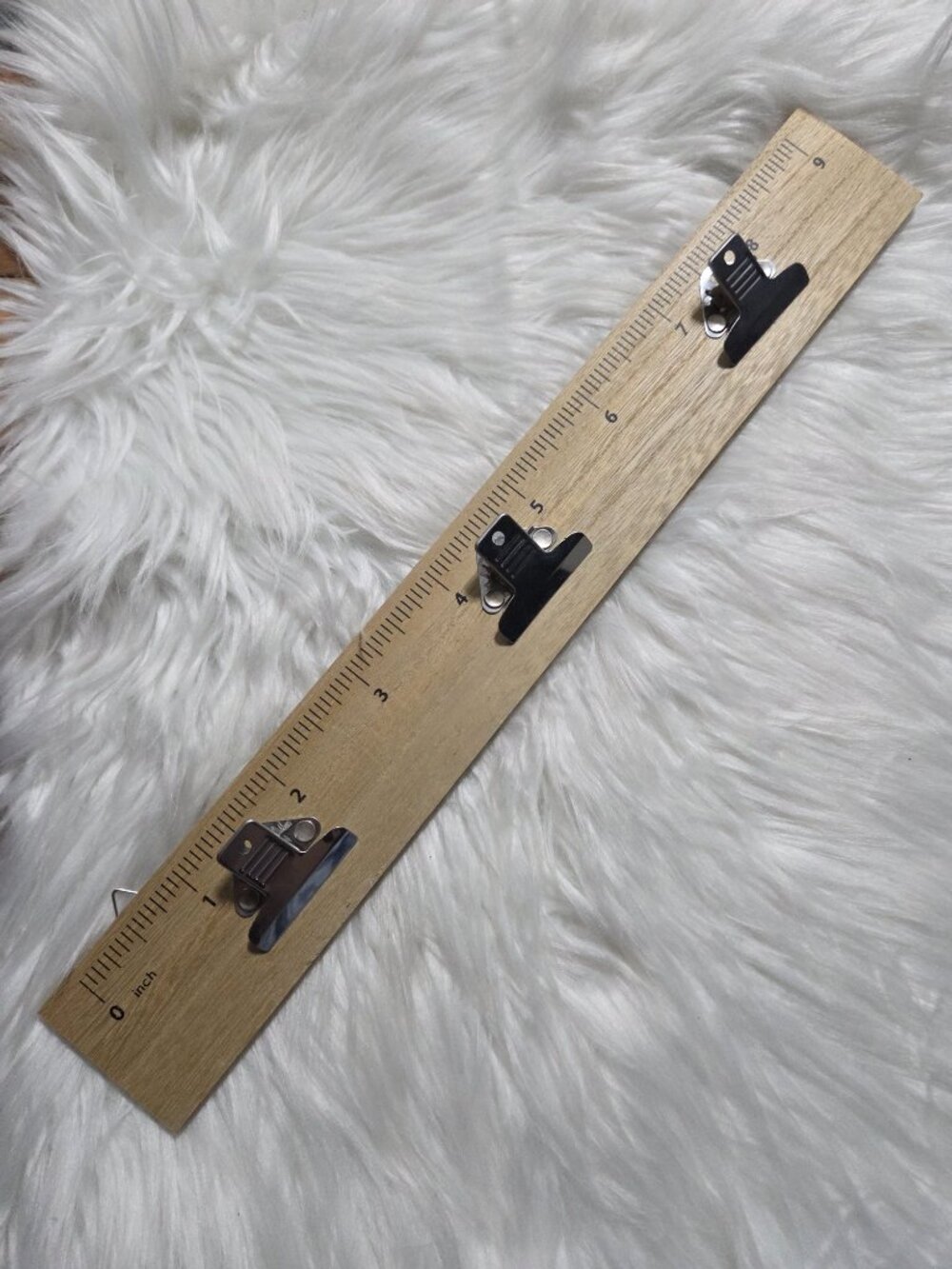 Ruler Clip Strip Wall Decor